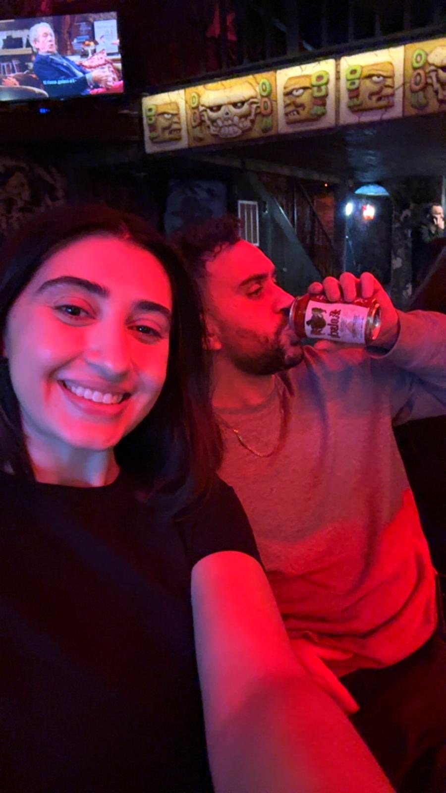 A happy night out together